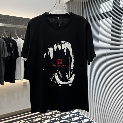 ジバンシィ激安通販コピー半袖Tシャツコットンブラック柔らかい軽い花柄ファッション