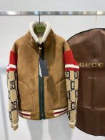 グッチへ行く偽物 GUCCI新商品 柔らかい コート 厚い ファッション 暖かい 魅力アップ イエロー