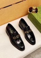 大人気個性がある雰囲気gucci 革靴コピー 最上級の仔牛革 金具のバックル