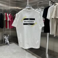 バレンシアガn級品スーパーコピー半袖Tシャツコットンホワイト柔らかい花柄レディースメンズ