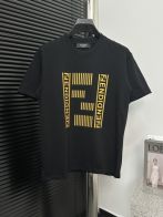 フェンディ 2024新作 スーパーコピー 半袖 Tシャツ コットン ブラック 柔らかい 高級 花柄