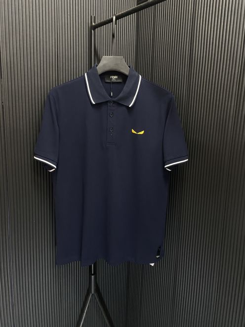 フェンディ FENDI限定 スーパーコピー 半袖 Tシャツ コットン ブルー 柔らかい 高級 花柄