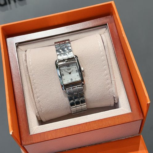 オシャレにお得 100%新品腕時計エルメスコピー Heure H ステンレススチールウォッチ 人気高い