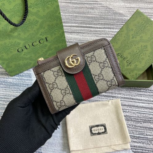 人気セール財布 gucciコピー 725662 オフィディアシリーズ GGフルジップウォレット