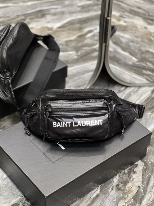 HOT100%新品イブサンローラン カバン 新作スーパーコピー581375 YSL ナイロンウエストバッグ