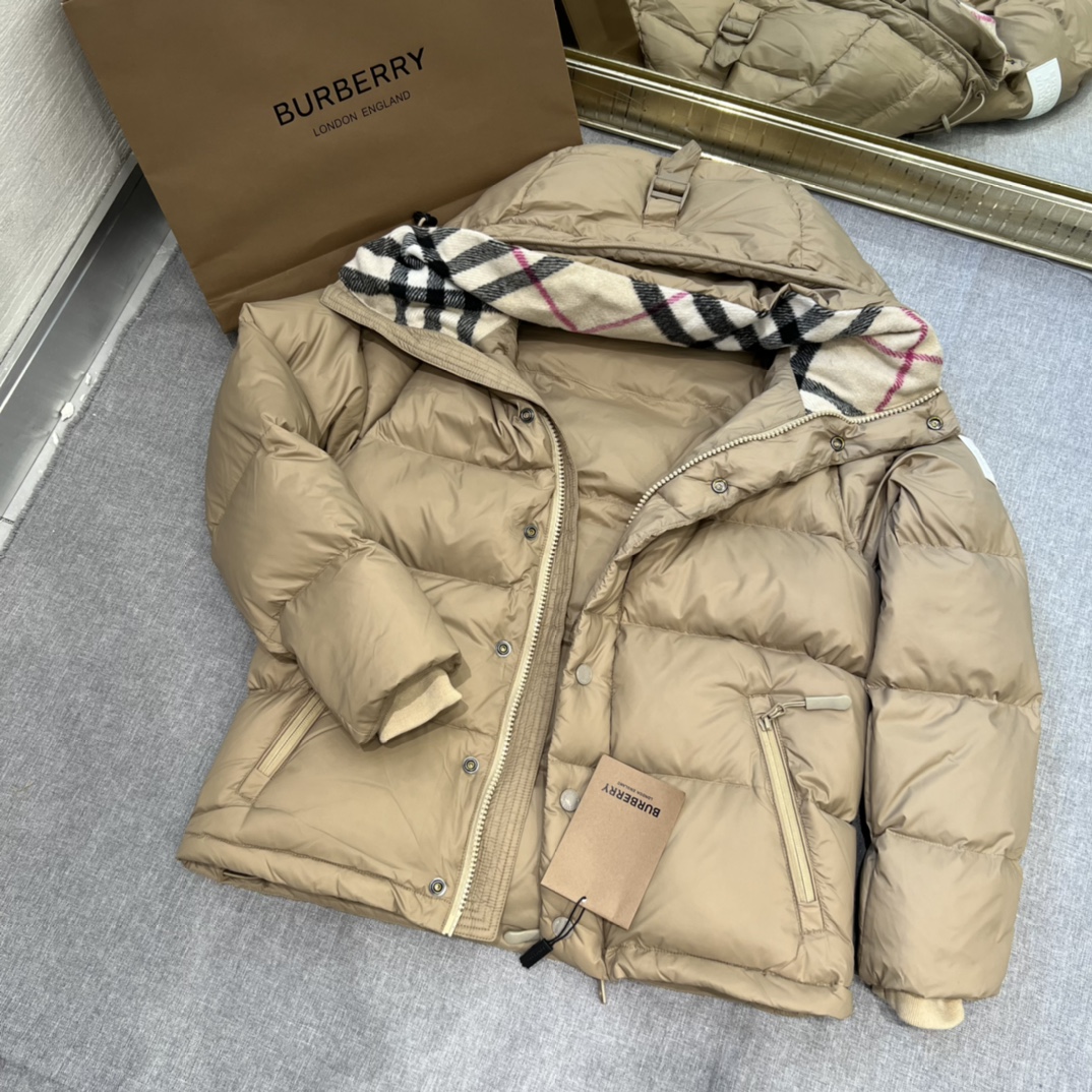 2023ファッション!バーバリー ダウン ｎ級品評判いい BURBERRYジャケット 2色 ブラック/ブラウン_2