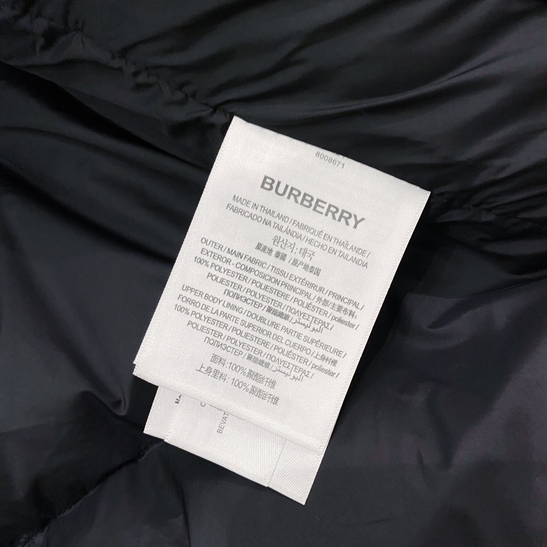 BURBERRYバーバリー ダウン激安通販 暖かさ偽物 品質保証安い 2色 ブラック_5