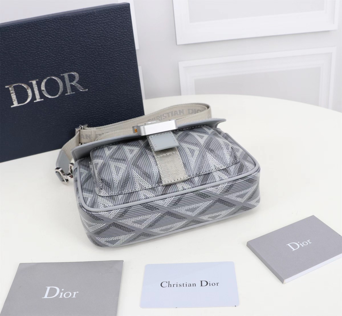 dior 3万円以内激安通販 メンズバッグ  内蔵センサーチップ ブラックレザー ブラック_3