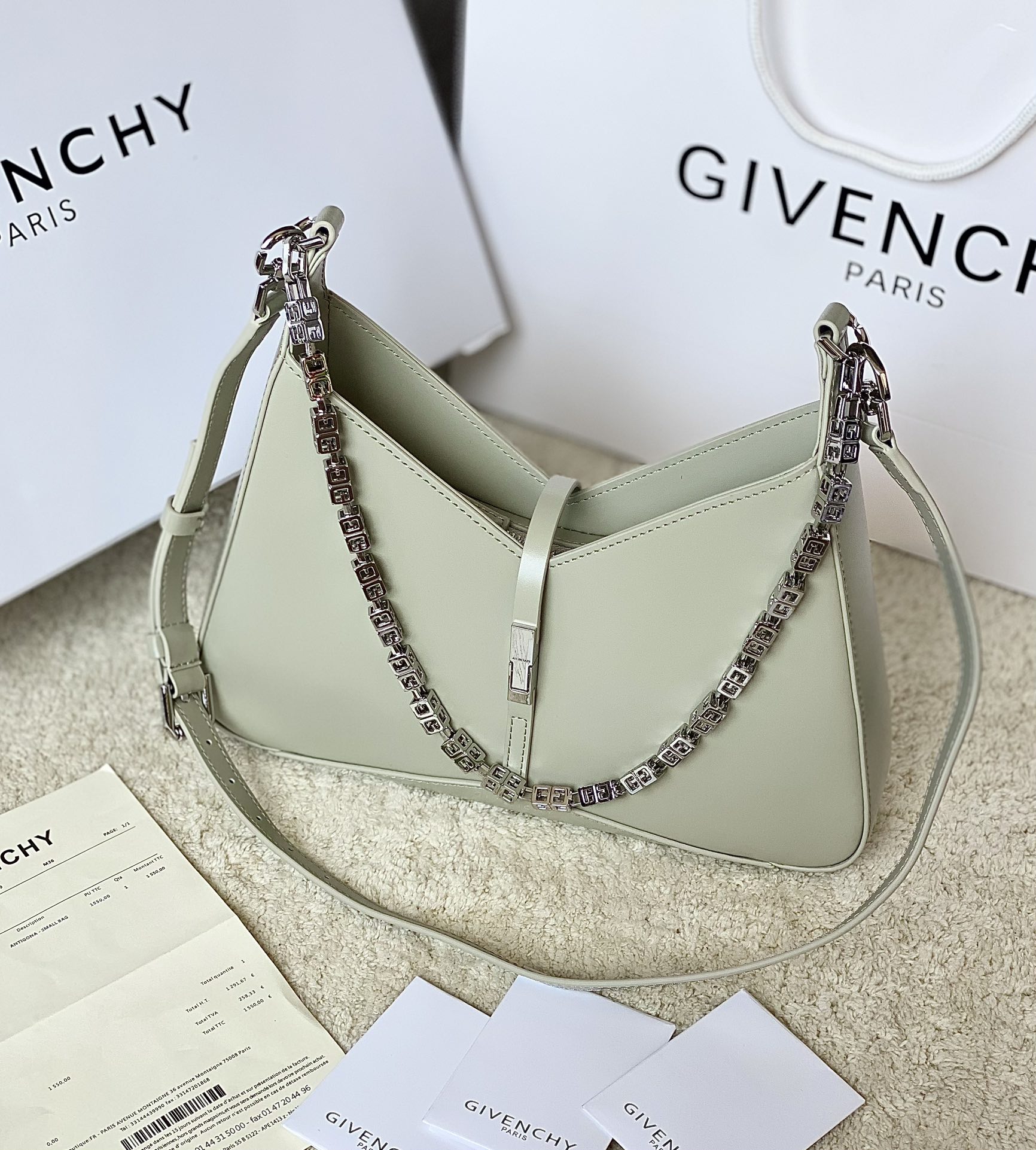 GIVENCHYジバンシィ バッグ アウトレットｎ級品 フランス レザーバッグ レディース 魅力 グレイ_1