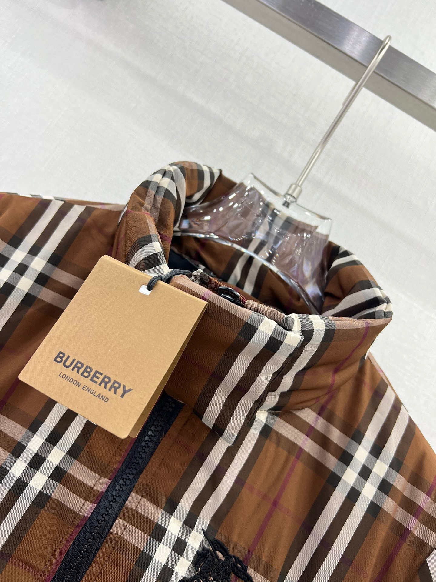 BURBERRYバーバリーのコート 値段スーパーコピー 秋冬 暖かい チェック柄 柔らかい 通勤 通学アウター _2