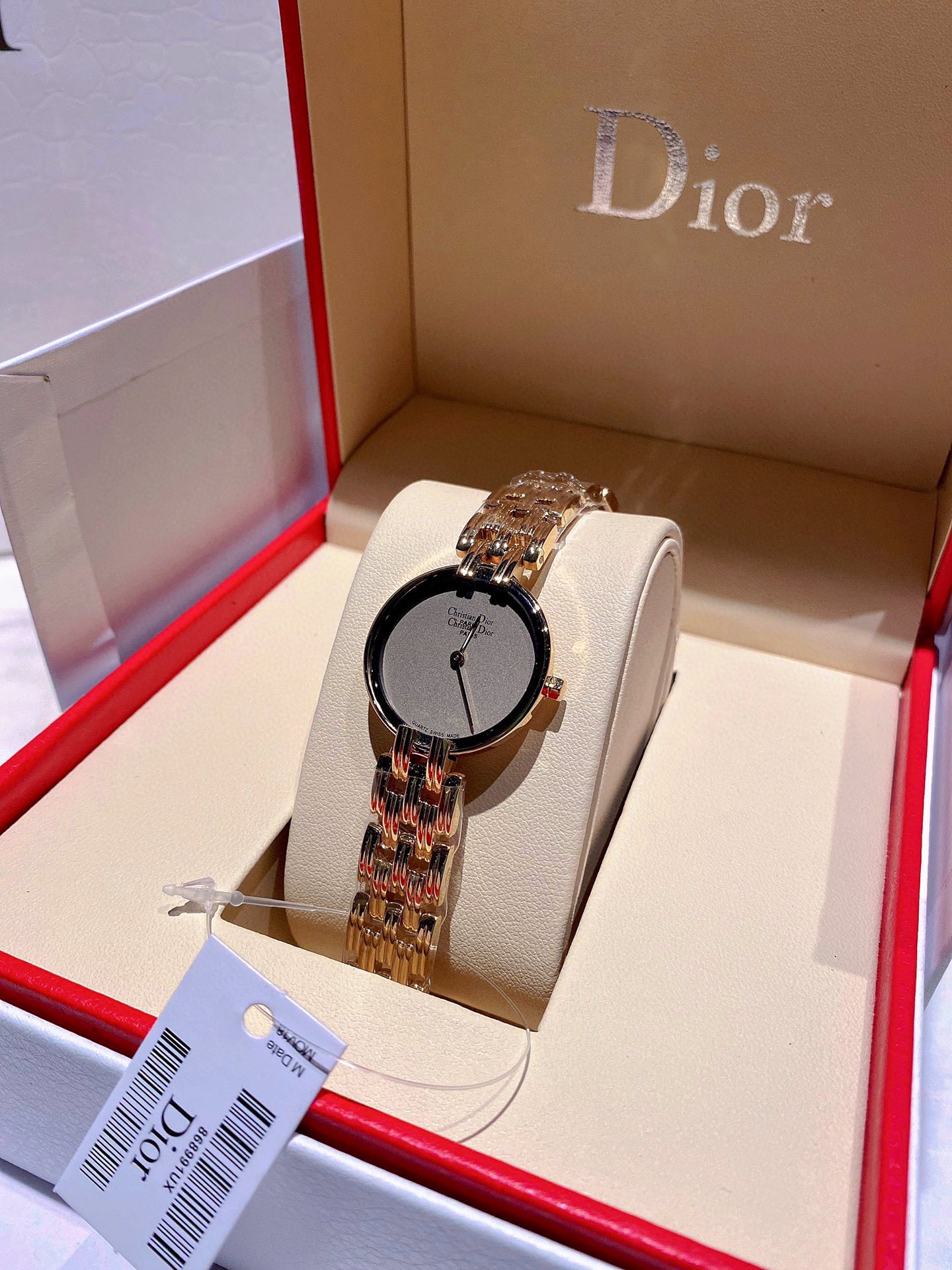 ディオール 腕時計 メンズｎ級品 高級感 薄いワッチ プレゼント 魅力アップ ステンレス ゴールド_1