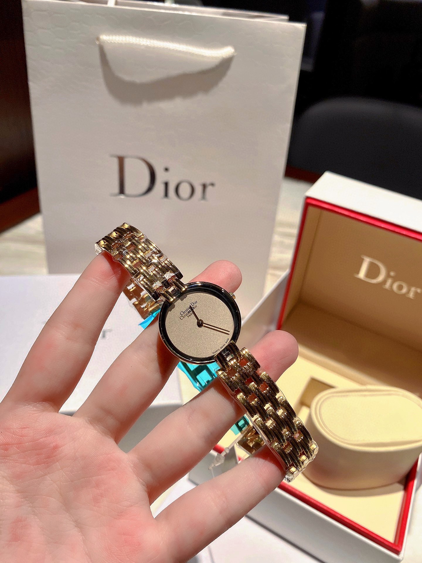 ディオール 腕時計 メンズｎ級品 高級感 薄いワッチ プレゼント 魅力アップ ステンレス ゴールド_7