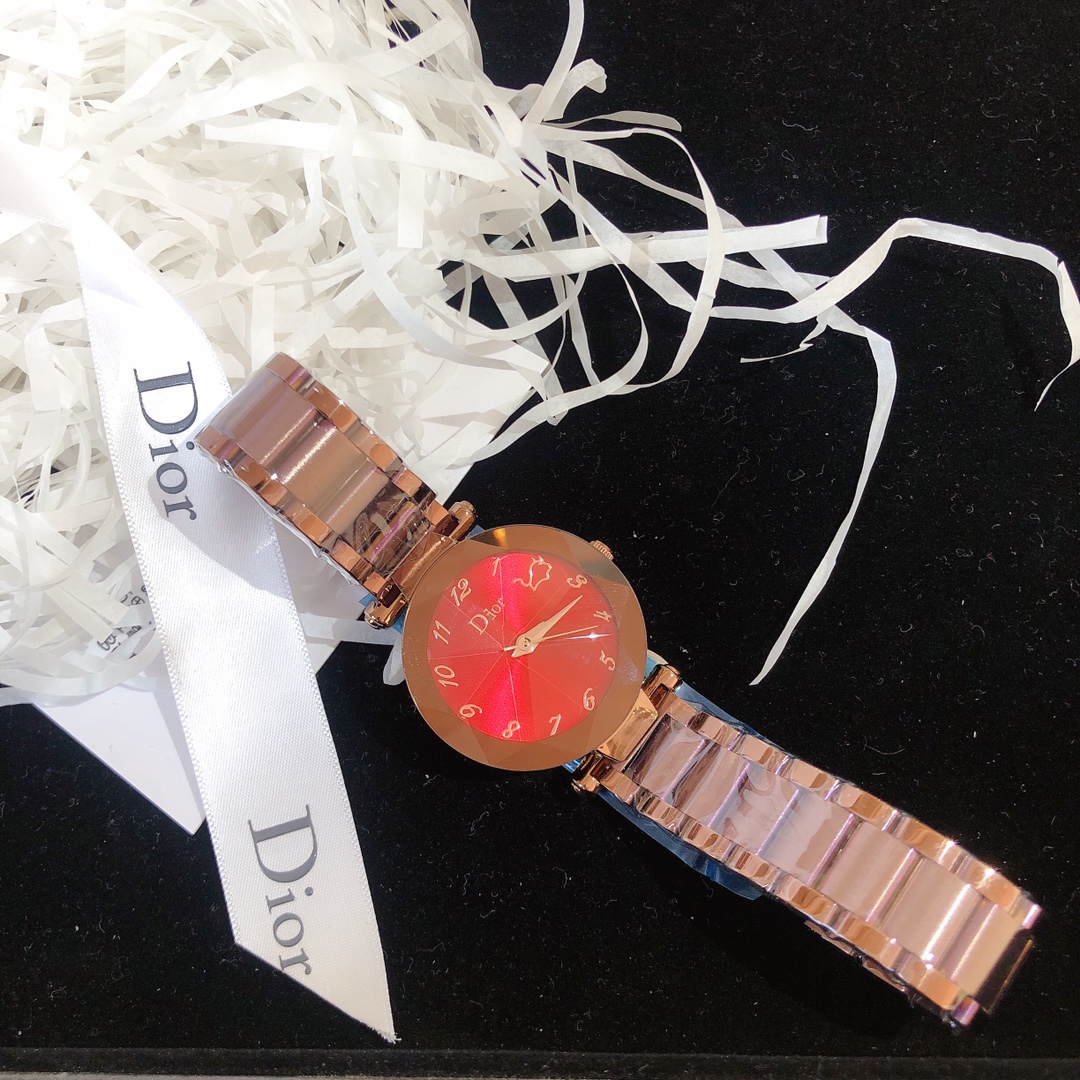 クリスチャンディオールの時計ｎ級品 魅力アップ 薄いワッチ プレゼント ステンレス 4色 オレンジ_5