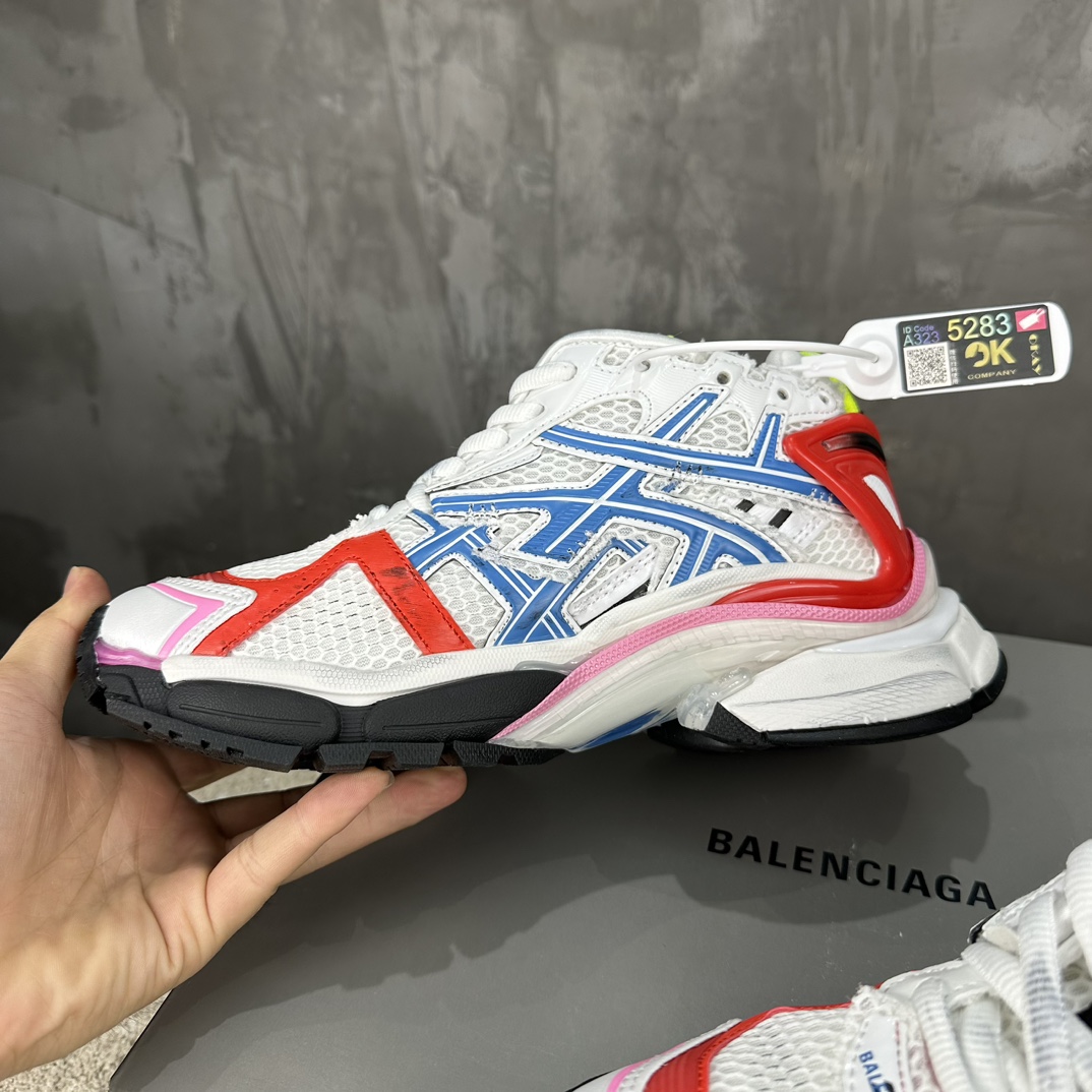 バレンシアガ 似てる スニーカーコピー BALENCIAGA スポーツ 運動 軽量 メンズシューズ 高級品 レッド_6