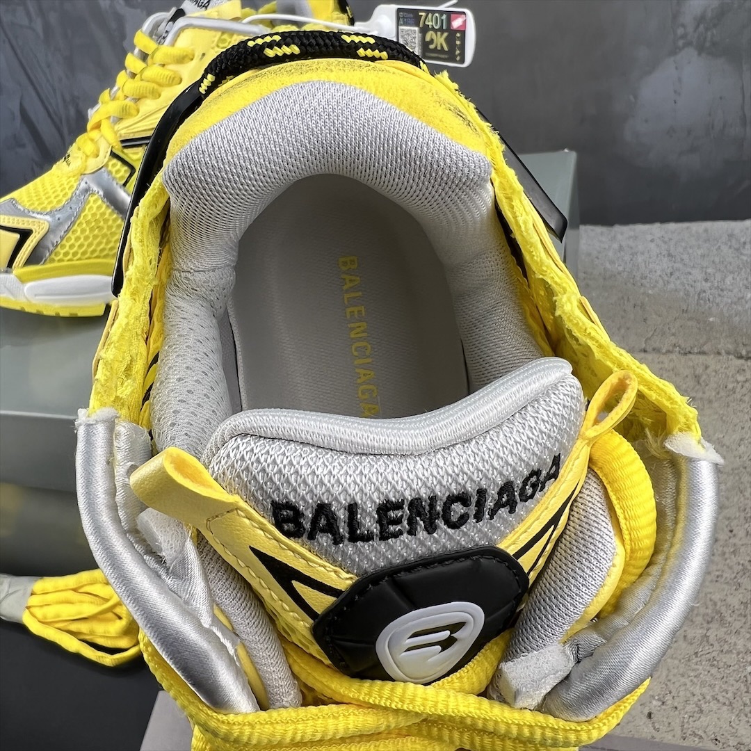 バレンシアガ革靴偽物 BALENCIAGA スポーツ 防水 軽量 メンズシューズ 高級品 カラフル イエロー_8