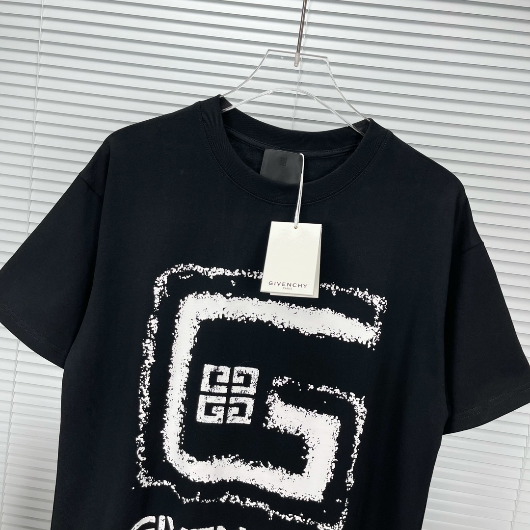 ジバンシィ激安通販コピー半袖Tシャツコットンブラック柔らかいふわふわ花柄ファッション_6