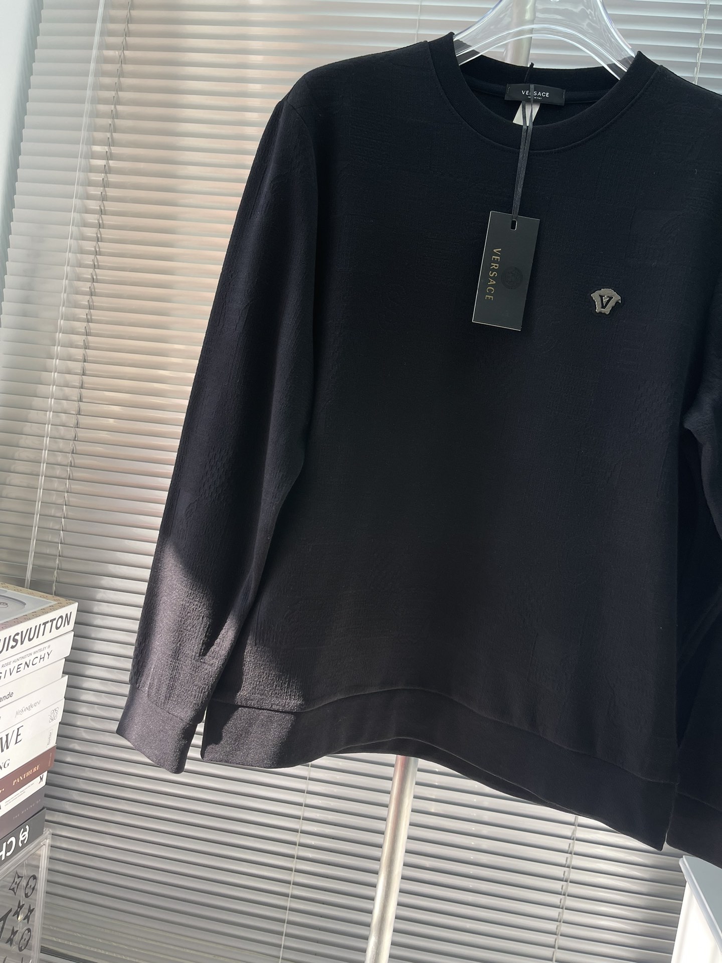 ヴェルサーチ シルクシャツｎ級品【最新商品】 純綿 スポーツ ファッション セーター トップス ブラック_3