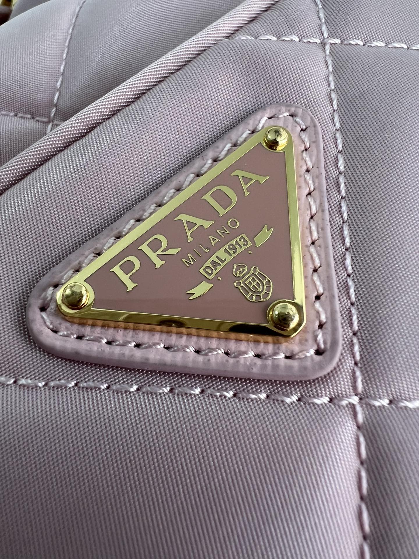 PRADAプラダバッグコピー 斜め掛けバッグ レディース ナイロン レザー ピンク_5