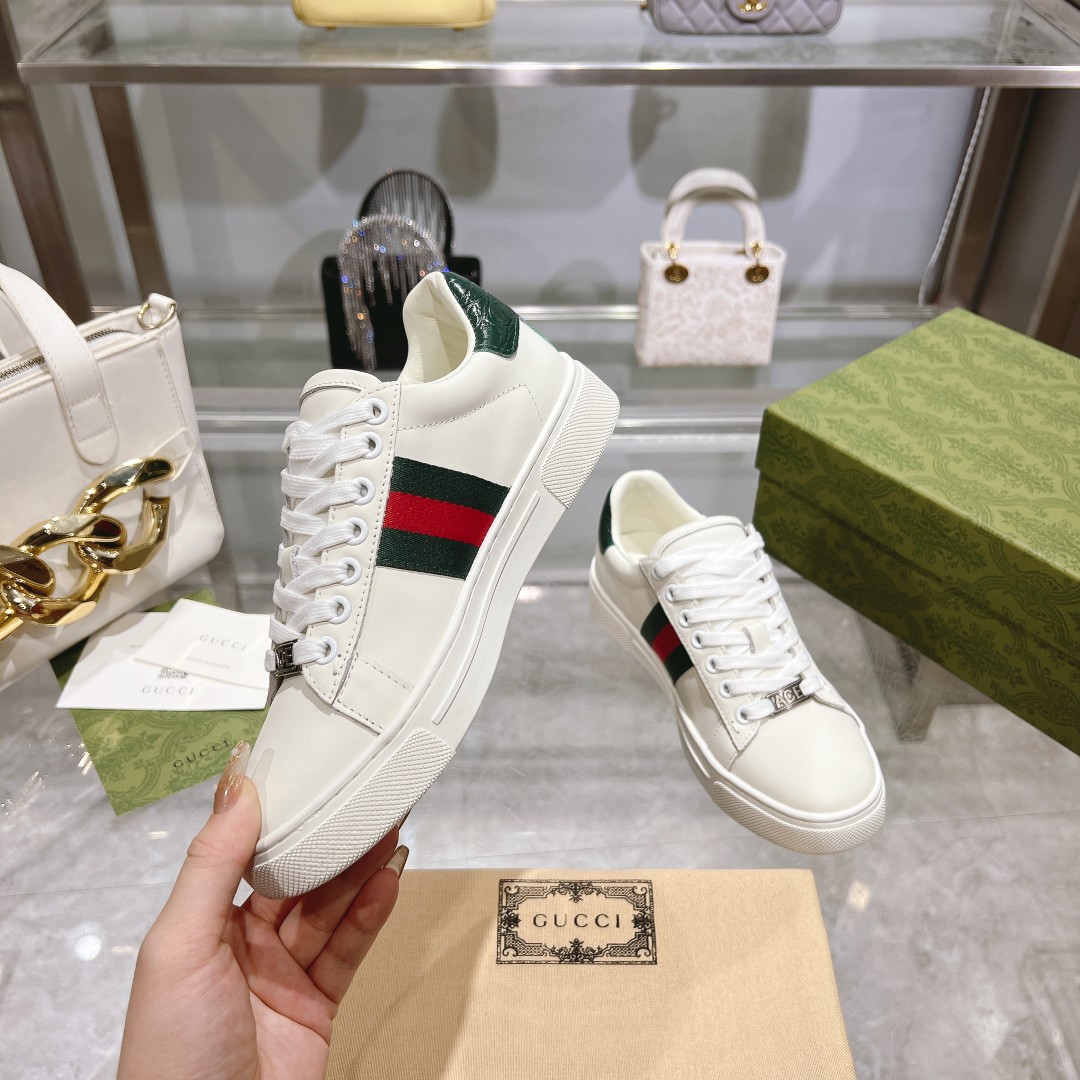 gucci シューズ サイズ感スーパーコピー スポーツカジュアルホワイトシューズ_2