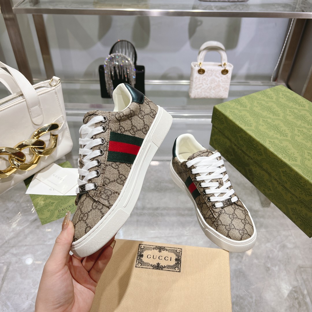 gucci シューズ偽物	 Gucciの新作スポーツカジュアルホワイトシューズ_5