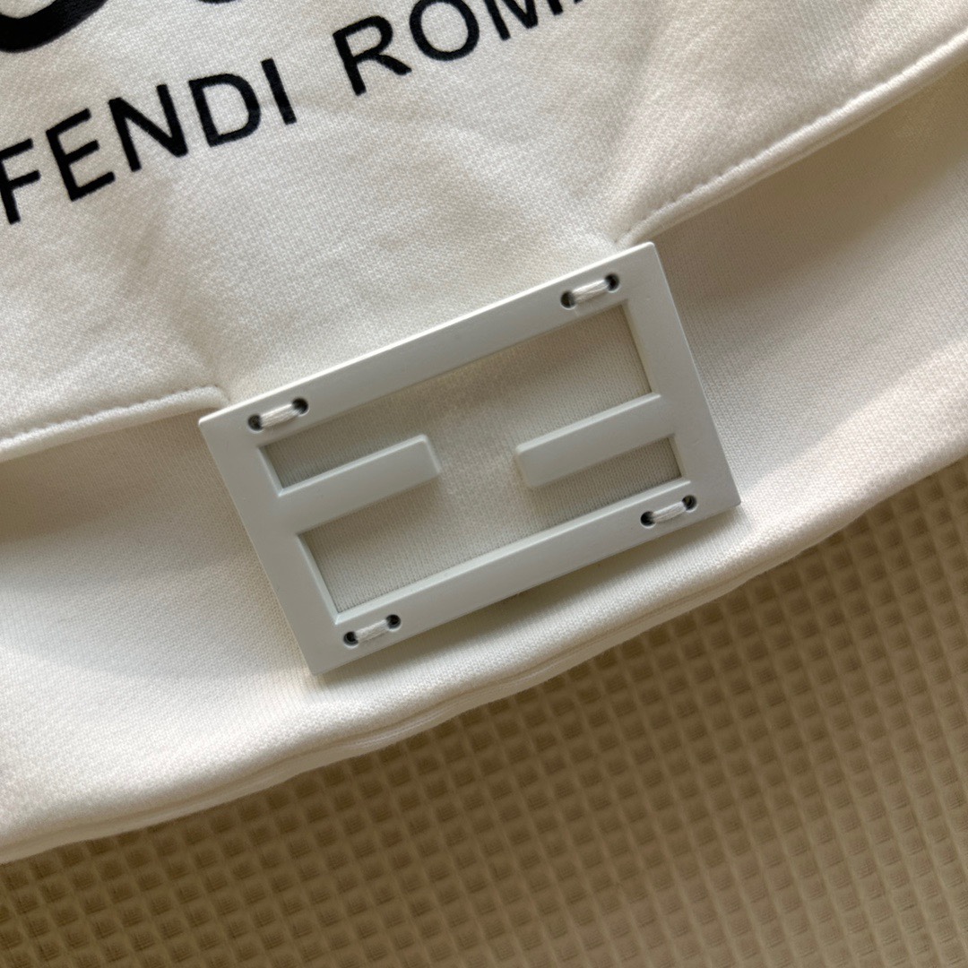 激安品！fendi メンズ シャツ偽物 ファッション フード付き シンプル パーカー ホワイト_7