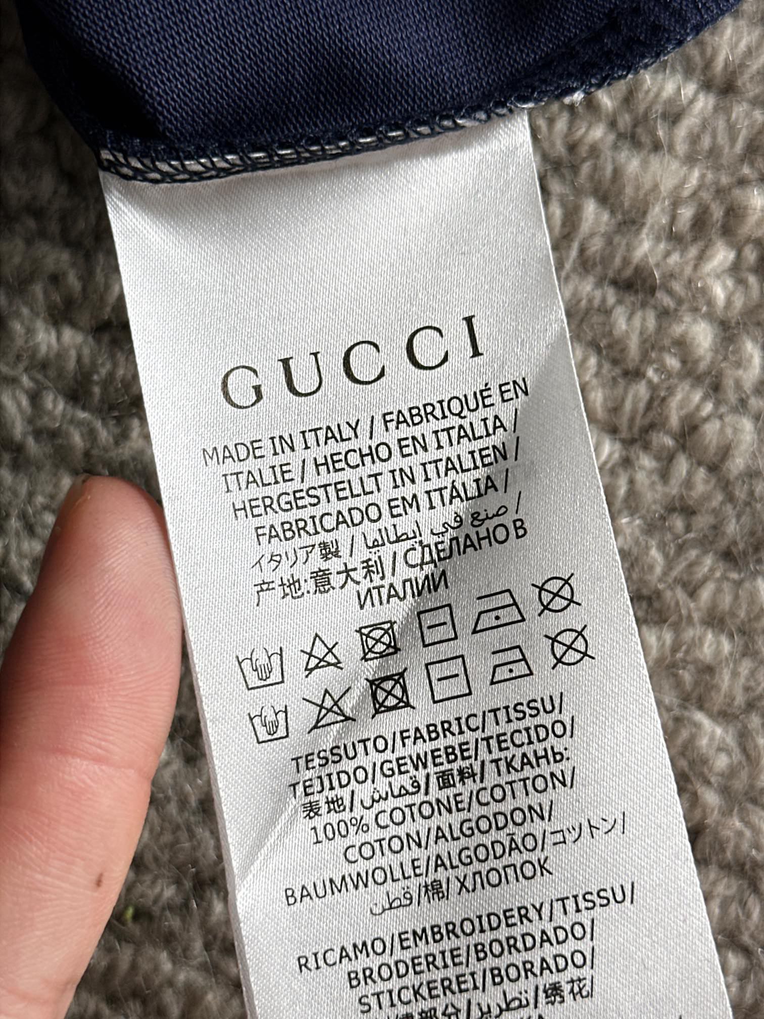 グッチGUCCI限定スーパーコピー半袖Tシャツコットンブルー柔らかい高級花柄_6