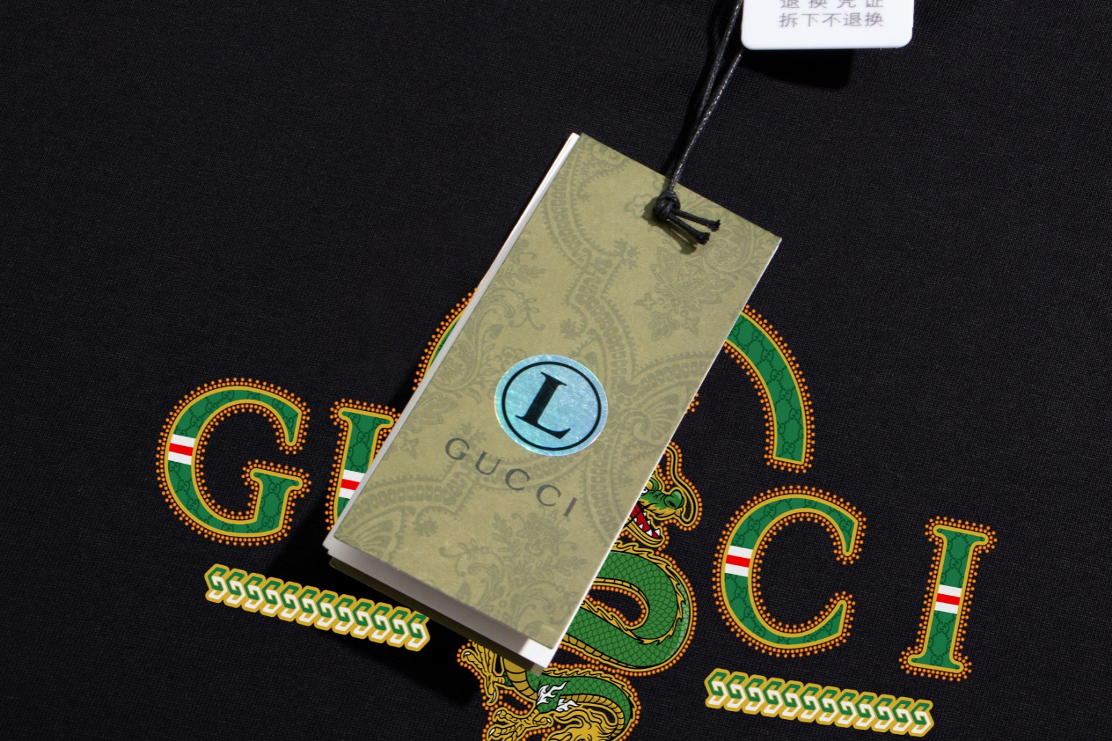 グッチGUCCI限定スーパーコピー半袖Tシャツコットンブラック柔らかい高級花柄_3