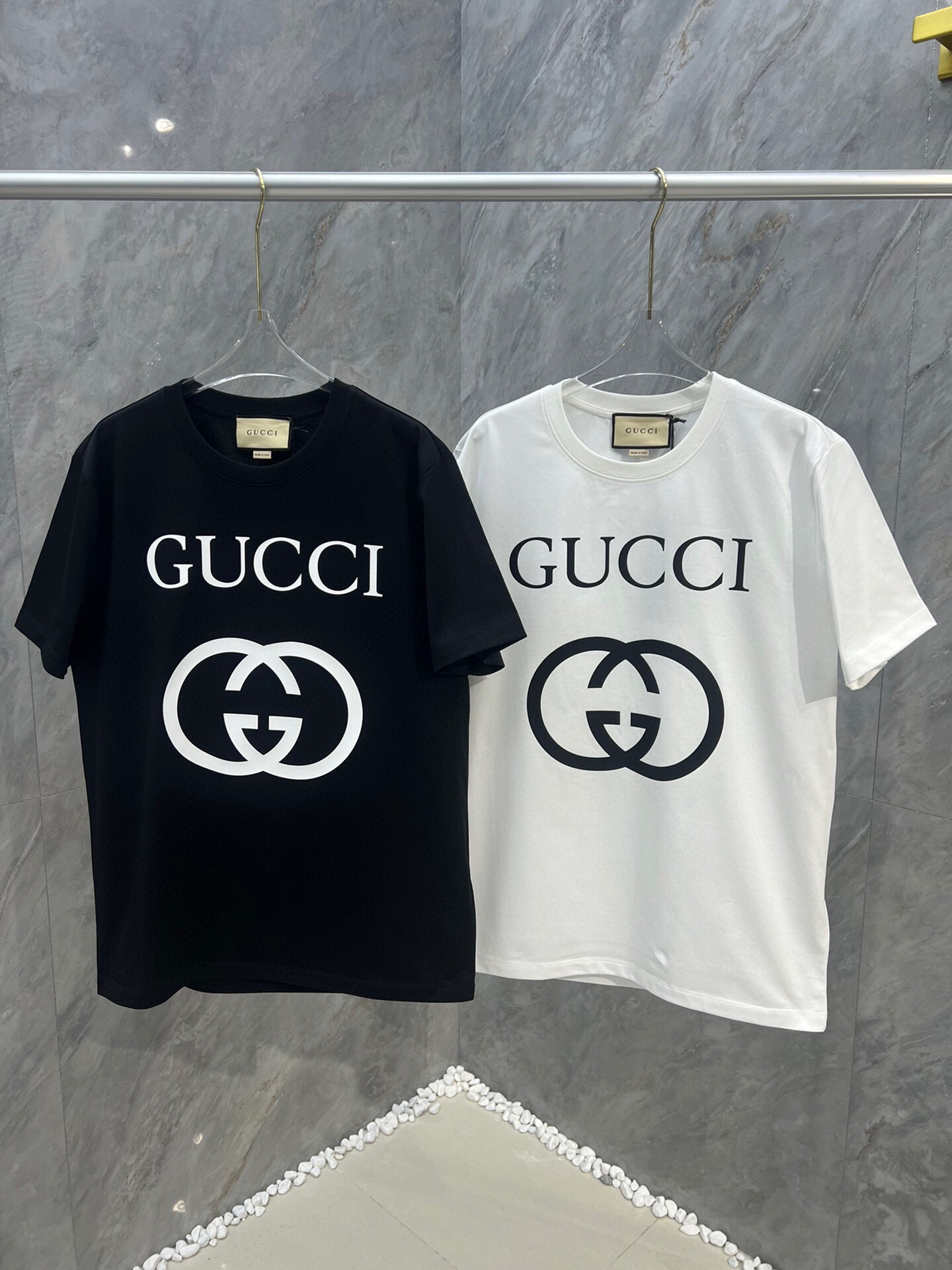 グッチGUCCI限定スーパーコピー半袖Tシャツコットンブラック柔らかい高級_6