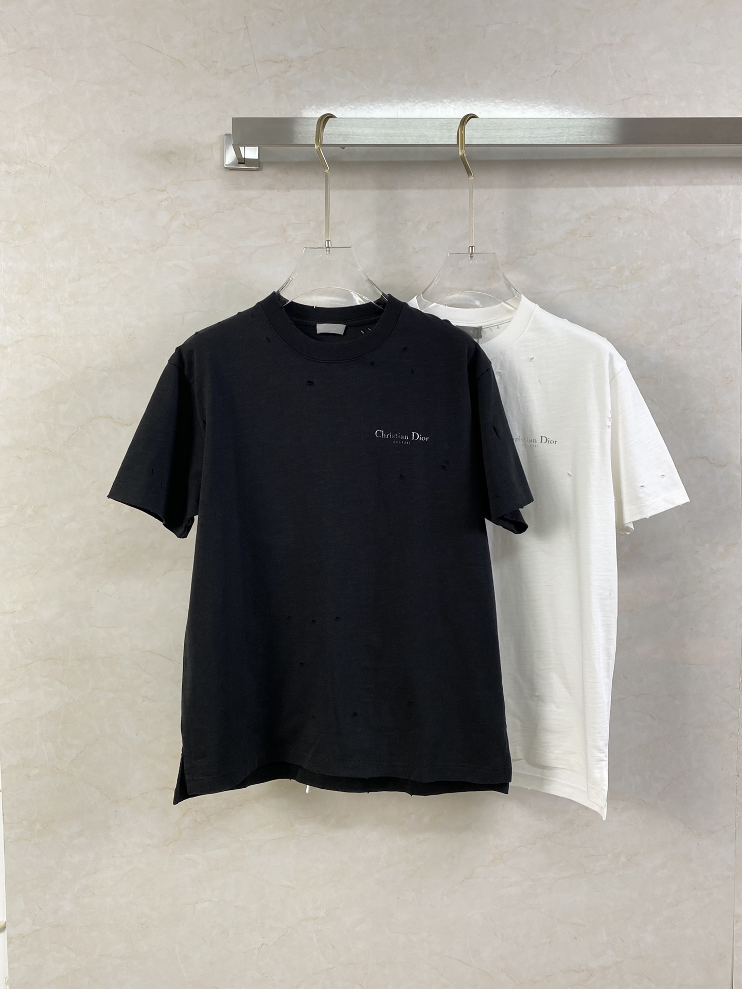 ディオール DIOR限定 スーパーコピー 半袖 Tシャツ コットン ブラック 柔らかい 高級 花柄_6