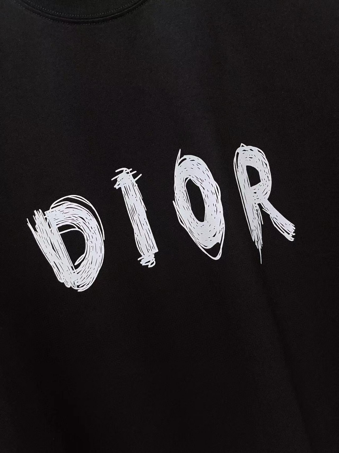 ディオール DIOR限定 スーパーコピー 半袖 Tシャツ コットン ブラック 柔らかい 高級 花柄_3