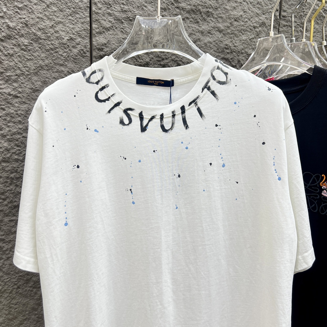 超優秀 激安通販のルイヴィトン半袖ｔシャツ偽物 コットン素材 快適  通気性抜群_2