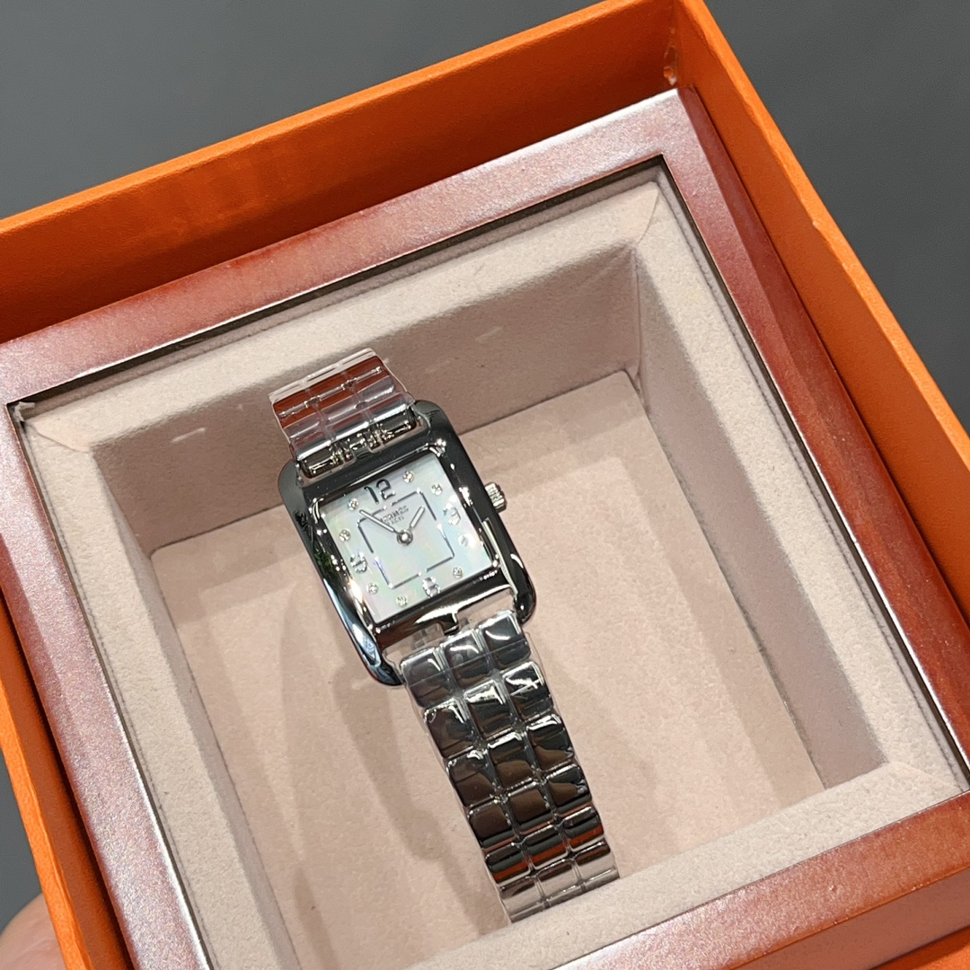 オシャレにお得 100%新品腕時計エルメスコピー Heure H ステンレススチールウォッチ 人気高い_4