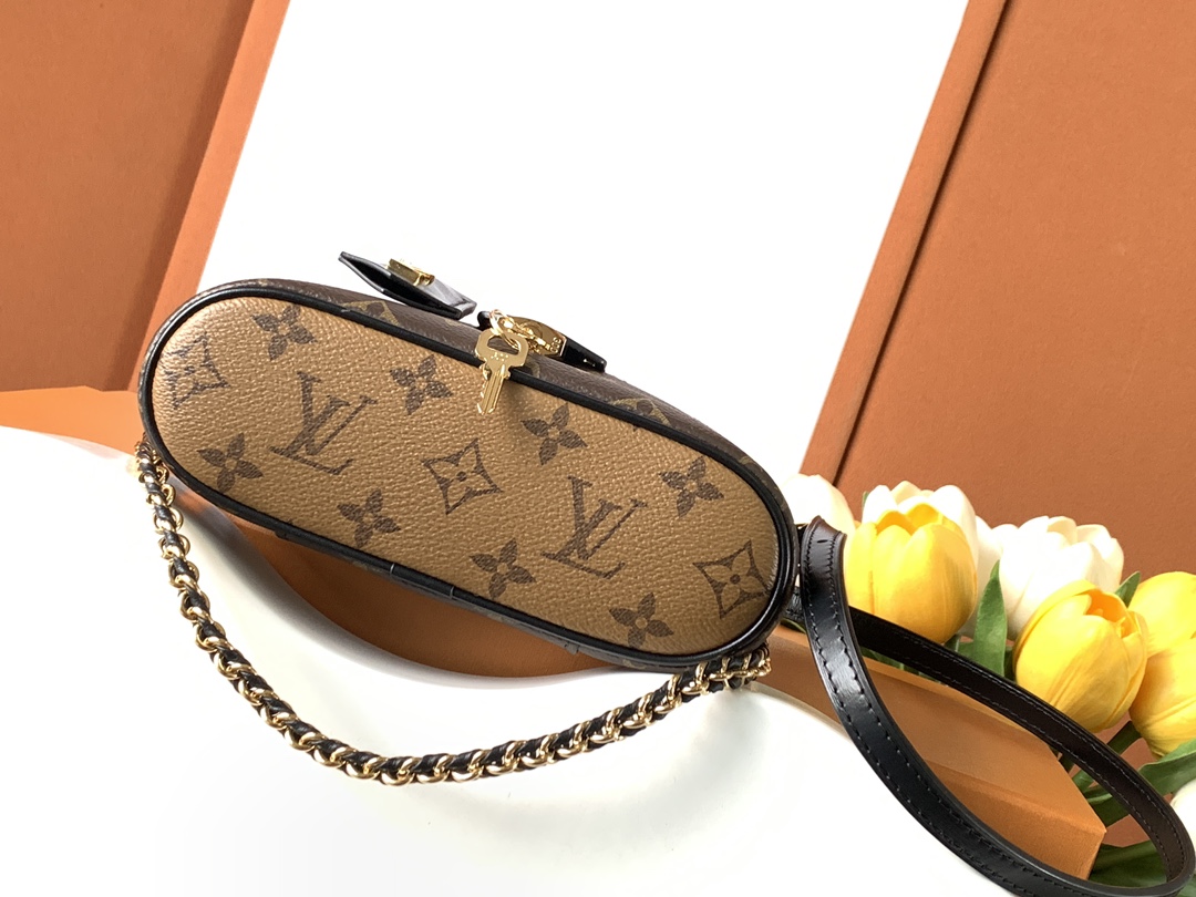 最新作 人気定番 爆買いルイヴィトン新作バッグスーパーコピーVanity Chain Pouch LVの化粧ポーチ_4