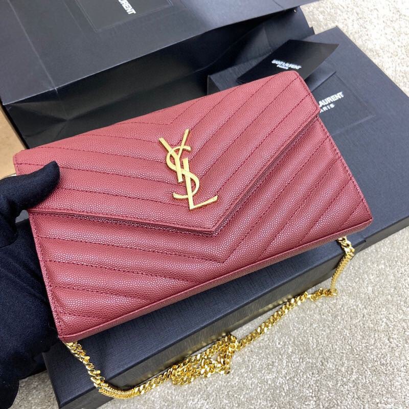 最新作 人気定番 爆買いバッグ イヴサンローラン偽物377828 360452 YSL エンベロープバッグ_5